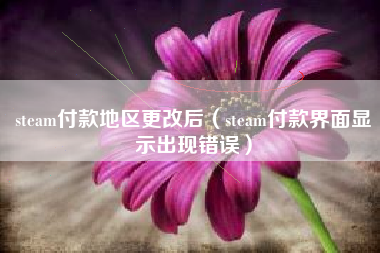 steam付款地区更改后（steam付款界面显示出现错误）